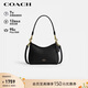 蔻馳（COACH）【品牌直供】LAUREL女士小號字母徽標牛皮革斜挎單肩包禮物