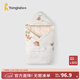 童泰（TONGTAI）嬰兒包被純棉夾棉寶寶抱被新生兒豆豆絨蓋毯初生寶寶滿(mǎn)月抱毯 冬日森林（秋冬加厚款0-15°C） 90x90cm