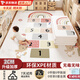 貝初眾寶寶爬行墊嬰兒爬爬墊折疊雙面xpe家用客廳臥室兒童加厚防摔地墊 童年跳飛機【180*200*2CM】 嬰幼兒無(wú)味無(wú)毒無(wú)甲醛嬰兒用早教中心墊子