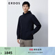 ERDOS 休閑連帽外套內襯工裝短款商務(wù)通勤男夾克外套 曜石黑 L 175/96A
