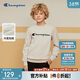 Champion冠軍男女童加絨圓領(lǐng)衛衣2025秋季新款保暖休閑運動(dòng)兒童上衣外套