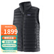 巴塔哥尼亞（Patagonia）男士Down Sweater Vest戶(hù)外休閑保暖羽絨馬甲背心84623 BLK黑色 S