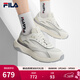 斐樂(lè )（FILA）官方男鞋PIONIERE摩登運動(dòng)鞋開(kāi)拓者復古跑鞋 雪白/淡灰黃-WB 42.5