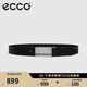 愛(ài)步（ECCO）男士金屬扣皮帶 商務(wù)正裝牛皮時(shí)尚腰帶 9105895黑色120禮盒裝