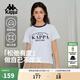 卡帕（Kappa）背靠背2025新款夏季運動(dòng)t恤女士休閑短袖體恤純棉上衣 K0F42TD12 【純棉/親膚/透氣】白色-012 L （推薦尺碼170/88A）