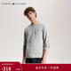 Tommy Hilfiger【通勤修身】秋冬男純棉休閑平紋針織修身經(jīng)典長(cháng)袖T恤上衣