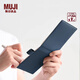 MUJI MUJI 聚氨酯封面 口袋筆記本 本子 日記本 記事本 計劃本 便攜 藍黑色
