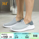 361°運動(dòng)鞋男春季一腳蹬懶人鞋無(wú)鞋帶爸爸健步跑步鞋子男672122227-2
