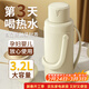 欣美雅熱水瓶暖壺學(xué)生用宿舍大容量暖瓶開(kāi)水瓶家用老式塑料外殼保溫水壺 奶油白 3.2L 【加厚款-更保溫】