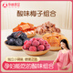 孕味食足酸味梅子組合5種孕婦可吃小零食話(huà)梅酸棗糕西梅蜜餞果脯果干550g