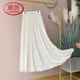 浪莎馬面裙內襯防走光打底襯裙漢服防透襦裙半身裙防靜電牛奶絲內搭白 牛奶絲白色90cm(1.5米裙擺) 均碼