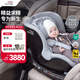 寶得適（BRITAX）兒童安全座椅0-4歲360度旋轉i-Size車(chē)載坐椅雙面騎士PLUS 【新升級-雙面3代】星空灰