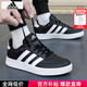 阿迪達斯（adidas）男鞋 26春季新款透氣運動(dòng)鞋經(jīng)典簡(jiǎn)約舒適休閑鞋耐穿復古低幫板鞋 【經(jīng)典簡(jiǎn)約】黑白板鞋 曬圖反5 40 碼/內長(cháng)245mm