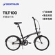 迪卡儂TILT100折疊車(chē)20寸男女輕便便攜城市通勤上班輕量單車(chē)OVB1 黑色 20英寸