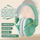 頂儀兒童隔音耳罩學(xué)習防噪音寶寶坐飛機減壓睡覺(jué)防吵神器嬰兒降噪耳機 3-16歲【綠色旗艦款】可調節/贈送耳塞