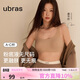 ubras虞書(shū)欣同款無(wú)尺碼內衣女無(wú)痕隱形3A抗菌無(wú)鋼圈文胸罩隱形膚常規版
