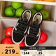 VANS范斯童鞋官方 Old Skool V黑色經(jīng)典款魔術(shù)貼中大童板鞋 黑色 29碼 實(shí)測內長(cháng)18cm