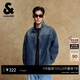 杰克·瓊斯（JACK&JONES） 男裝牛仔夾克外套潮出街時(shí)尚百搭立領(lǐng)寬松休閑長(cháng)袖上衣225357020