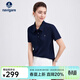 Navigare意大利小帆船翻領(lǐng)短袖T恤衫女士25夏季新品百搭體恤休閑polo衫女 午夜藍 XL