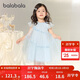 巴拉巴拉女童裙子兒童連衣裙2025夏裝中大童公主洋氣網(wǎng)紗裙子208225111028