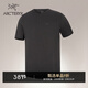 ARC'TERYX始祖鳥(niǎo) KADEM CREW SS 透氣 男子 速干短袖T恤 Black Heather/黑灰色 L