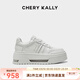 CHERY KALLY琪凱莉【陳麗君同款】女鞋真皮小白鞋26新款休閑厚底板鞋增高3337