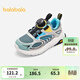 巴拉巴拉兒童運動(dòng)鞋男童綜訓鞋春秋透氣輕便跑鞋 白藍色調00318 28碼