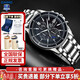 卡西歐（CASIO）手表男EDIFIC橡樹(shù)八角商務(wù)ECB系列腕表日韓表男士手表情人節禮物 EFS-S510D-1A