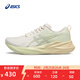 亞瑟士ASICS跑步鞋女鞋舒適耐磨運動(dòng)鞋透氣回彈緩震火花跑鞋 ABLAZE 白色/綠色 39