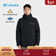 Columbia哥倫比亞25秋冬男金點(diǎn)防水沖鋒衣700蓬鵝絨內膽三合一外套XE3587 010 黑色 L (180/100A)
