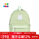 CILOCALA雙肩包女M+號登山包校園電腦包大容量旅行包上班出游背包帆布書(shū)包 GREEN-薄荷M+中號