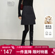 晚白【新品】小個(gè)子短款羊毛半身裙冬款高級感百搭顯瘦毛呢短裙 深灰色 XL