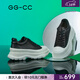 GG-CC真皮厚底小白鞋女新款松糕鞋百搭增高女鞋休閑板鞋ins  G21X2014 黑色牛皮 36