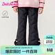 笛莎（DEESHA）童裝女童羽絨褲2025冬季款小童女孩兒童洋氣時(shí)尚保暖喇叭褲