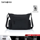 新秀麗（Samsonite）女士通勤大容量休閑單肩斜挎包時(shí)尚輕盈帆布包生日禮物送女友NS9 黑色