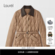 Laurèl【白鵝絨】新款羊皮襯衫式翻領(lǐng)羽絨服LWD364L02600 淺咖色 S
