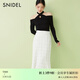 SNIDEL春夏時(shí)尚高腰蕾絲鏤空提花魚(yú)尾半身裙SWFS251078 象牙白 S （0）