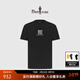 比音勒芬【涼感】夏季時(shí)尚潮流字母上衣百搭透氣休閑運動(dòng)圓領(lǐng)短袖男士T恤 07黑 2XL