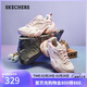 斯凱奇（Skechers）機甲鞋女鞋秋季運動(dòng)鞋厚底增高老爹鞋緩震輕便休閑鞋149916
