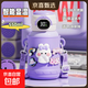 兒童保溫杯學(xué)生上學(xué)專(zhuān)用保溫杯316不銹鋼彈跳吸管杯子 乖萌兔兔-數顯款