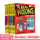 預售 英文原版 Real Pigeons Graphic Novel 真正的鴿子 5冊  漫畫(huà)繪本圖畫(huà)書(shū) 偵探推理圖樣式小說(shuō) 小學(xué)生英文課外閱讀