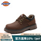 Dickies男士工裝鞋英倫風(fēng)皮鞋復古厚底增高休閑鞋 棕色    43   