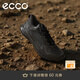 愛(ài)步（ECCO）戶(hù)外運動(dòng)鞋男鞋 春季款徒步越野系帶拼接休閑鞋 奧途824334 HL 黑色82433451094 40 (255mm) （尺碼偏大，建議拍小一碼）