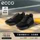 愛(ài)步（ECCO）休閑板鞋男 秋季簡(jiǎn)約拼色休閑鞋運動(dòng)男鞋 街頭球鞋539834 黑色53983451052 41