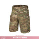 赫利肯UFK格子布迷彩戰術(shù)短褲 夏季耐磨防刮戰術(shù)褲多口袋松緊腰戶(hù)外短褲 迷彩 S