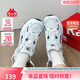 卡帕（Kappa）官方羽翼背靠背銀色老爹鞋女春季厚底增高休閑運動(dòng)鞋女 經(jīng)典白 40
