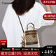 CALWAN KEODH包包女包2025新款洋氣手提小包斜挎送生日禮物女朋友老婆 【咖啡色】輕奢時(shí)尚水桶包品牌實(shí)用走心女生閨蜜