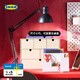 宜家（IKEA）MOPPE莫培小型抽屜柜桌面收納樺木膠合板現代簡(jiǎn)約北歐風(fēng)學(xué)生宿舍 小型抽屜柜42x18x32cm