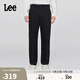 Lee品寬松版男款經(jīng)典斜紋布抓絨休閑褲