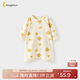 童泰（TONGTAI）嬰兒睡袍純棉寶寶睡衣兒童長(cháng)袖睡裙家居服睡袋防踢被橘色80cm